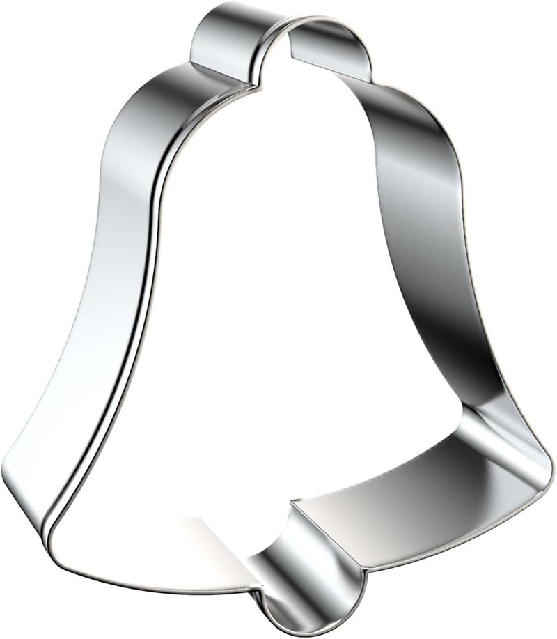 QAAQS Christmas Church Bell Cookie Cutter Set - 5", 4", 3", 2" - 4 Piece - Stainless Steel - Image 4